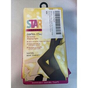 SPANX Star Power Center Stage Reversible Shaping Tights Java/Black Size A NWT